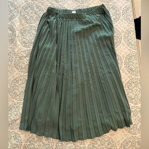 xxl a new day pleated skirt teal